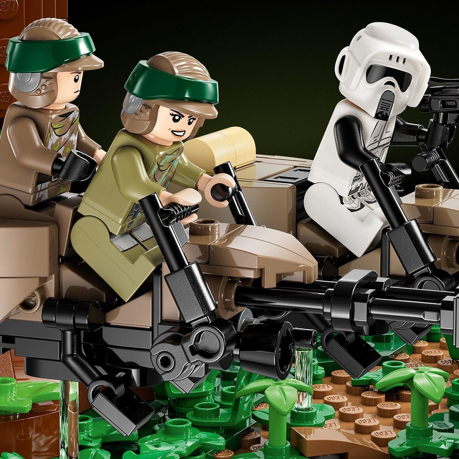 LEGO Star Wars 75353 Honička spídrů na planetě Endor – diorama