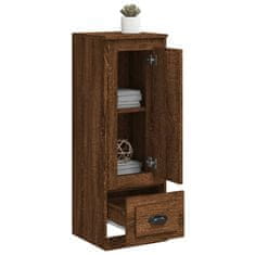 Greatstore Skříň highboard hnědý dub 36 x 35,5 x 103,5 kompozitní dřevo