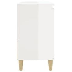 Vidaxl Koupelnová skříňka lesklá bílá 65 x 33 x 60 cm kompozitní dřevo