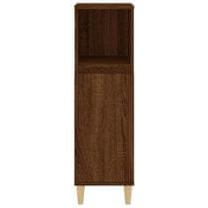 Vidaxl Koupelnová skříňka hnědý dub 30 x 30 x 100 cm kompozitní dřevo