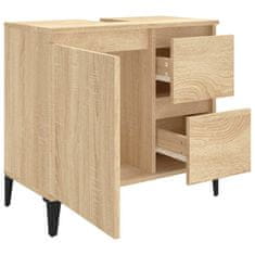 Vidaxl Koupelnová skříňka dub sonoma 65 x 33 x 60 cm kompozitní dřevo