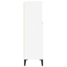 Vidaxl Koupelnová skříňka bílá 30 x 30 x 100 cm kompozitní dřevo