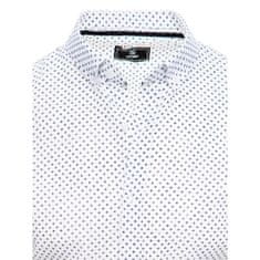 Dstreet Pánská košile s krátkým rukávem I025 bílá kx1028 XXL