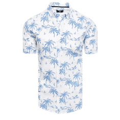 Dstreet Pánská košile s krátkým rukávem I028 bílá kx1036 M
