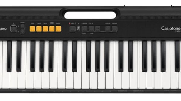  moderní klávesy casio CT S100 vrstvení zvuku usb připojení sluchátkový výstup vestavěné reproduktory metronom 