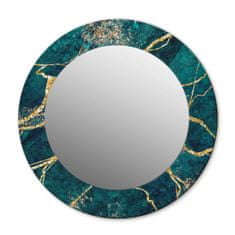tulup.cz Kulaté dekorativní zrcadlo Green malachite marble fi 70 cm