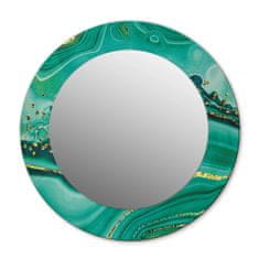 tulup.cz Kulaté dekorativní zrcadlo Achát jaspis marble fi 80 cm