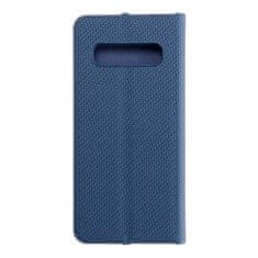 FORCELL Pouzdro / obal na Samsung Galaxy S10 modré - knížkové Forcell LUNA Carbon