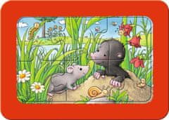 Ravensburger Moje první puzzle Zvířátka ze zahrady 3x6 dílků