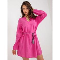 Och Bella Dámské šaty OCH BELLA tmavě růžové TW-SK-BI-2021977.00_398198 XL