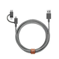 Native Union Native Union Belt Universal Cable (USB-C – Lighting/USB-C) 1.5m, zebra