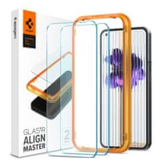 Spigen Spigen Glass AlignMaster 2 Pack, clear - Nothing Phone (1)