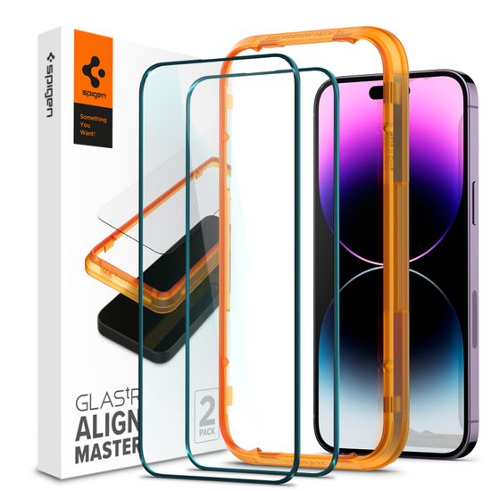 Spigen Spigen tR Align Master 2 Pack, FC black - iPhone 14 Pro Max