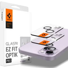 Spigen Spigen Glass EZ Fit Optik Pro 2 Pack, purple - iPhone 14/iPhone 14 Plus