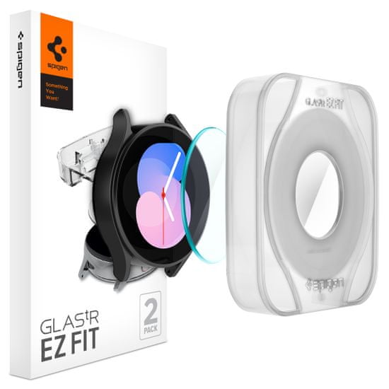 Spigen Spigen Glass EZ Fit 2 Pack - Samsung Galaxy Watch5/4 40mm