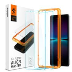 Spigen Spigen Glass AlignMaster 2 Pack - Sony Xperia 1 IV