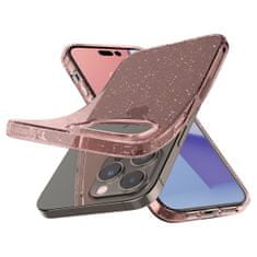 Spigen Liquid Crystal Glitter, rose quartz, iPhone 14 Pro