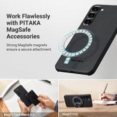 Pitaka MagEZ 3 case, black/grey, Samsung Galaxy S23