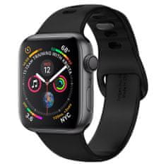 Spigen Silicone Fit, black, Apple Watch Ultra 49mm/8/7 45mm/SE 2022/6/SE/5/4 44mm/3/2/1 42mm