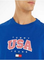 Tommy Jeans Modré pánské tričko Tommy Jeans Modern Sport M