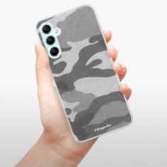 iSaprio Silikonové pouzdro - Gray Camuflage 02 pro Samsung Galaxy A34 5G