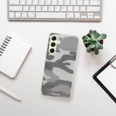 iSaprio Silikonové pouzdro - Gray Camuflage 02 pro Samsung Galaxy A54 5G