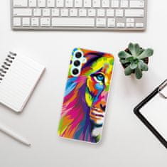 iSaprio Silikonové pouzdro - Rainbow Lion pro Samsung Galaxy A34 5G