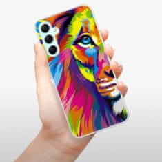 iSaprio Silikonové pouzdro - Rainbow Lion pro Samsung Galaxy A34 5G