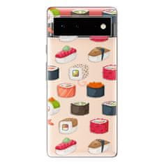 iSaprio Silikonové pouzdro - Sushi Pattern pro Google Pixel 6 5G