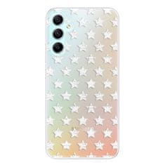 iSaprio Silikonové pouzdro - Stars Pattern - white pro Samsung Galaxy A34 5G