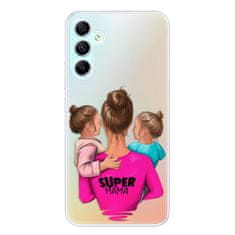 iSaprio Silikonové pouzdro - Super Mama - Two Girls pro Samsung Galaxy A34 5G