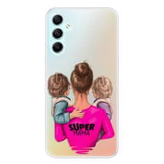 iSaprio Silikonové pouzdro - Super Mama - Two Boys pro Samsung Galaxy A34 5G