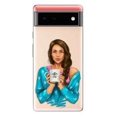 iSaprio Silikonové pouzdro - Coffe Now - Brunette pro Google Pixel 6 5G