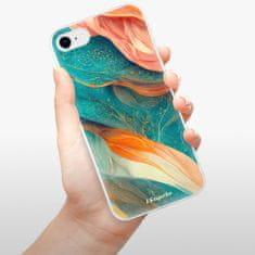 iSaprio Silikonové pouzdro - Abstract Marble pro Apple iPhone SE 2020