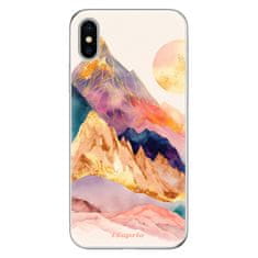 iSaprio Silikonové pouzdro - Abstract Mountains pro Apple iPhone X