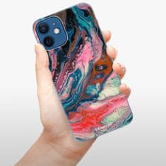 iSaprio Silikonové pouzdro - Abstract Paint 01 pro Apple iPhone 12