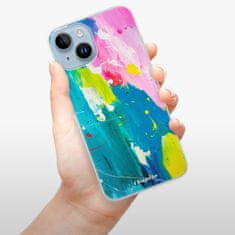 iSaprio Silikonové pouzdro - Abstract Paint 04 pro iPhone 14