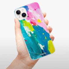 iSaprio Silikonové pouzdro - Abstract Paint 04 pro iPhone 14 Plus