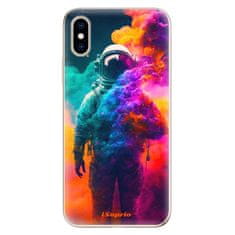 iSaprio Silikonové pouzdro - Astronaut in Colors pro Apple iPhone XS