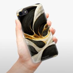 iSaprio Silikonové pouzdro - Black and Gold pro Apple iPhone 7 / 8