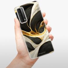 iSaprio Silikonové pouzdro - Black and Gold pro Huawei P Smart 2021