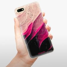 iSaprio Silikonové pouzdro - Black and Pink pro Huawei Y5 2018