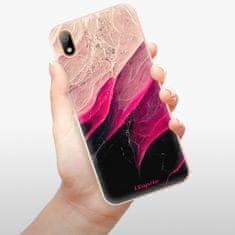 iSaprio Silikonové pouzdro - Black and Pink pro Huawei Y5 2019