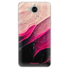 iSaprio Silikonové pouzdro - Black and Pink pro Huawei Y5 2017/Huawei Y6 2017