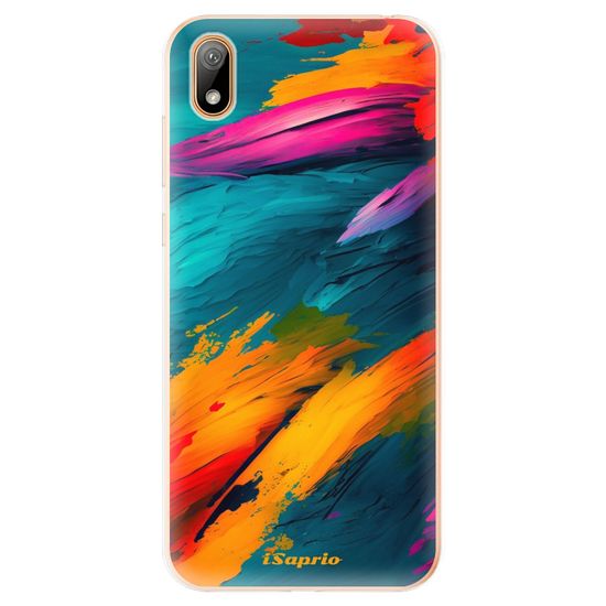 iSaprio Silikonové pouzdro - Blue Paint pro Huawei Y5 2019