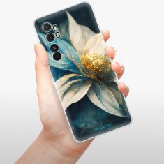 iSaprio Silikonové pouzdro - Blue Petals pro Xiaomi Mi Note 10 Lite