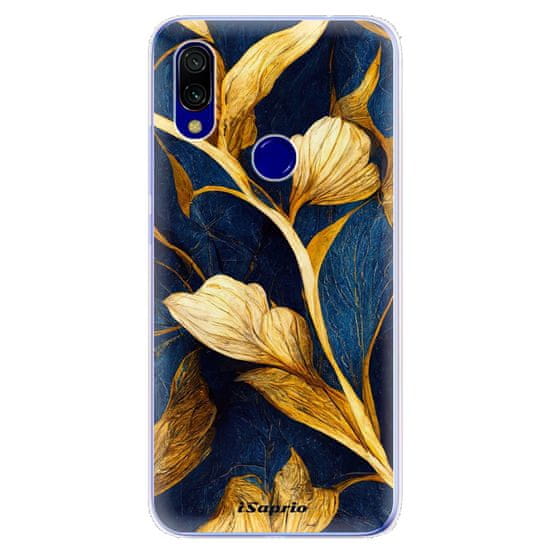 iSaprio Silikonové pouzdro - Gold Leaves pro Xiaomi Redmi 7