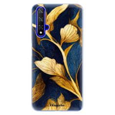 iSaprio Silikonové pouzdro - Gold Leaves pro Honor 20