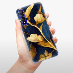 iSaprio Silikonové pouzdro - Gold Leaves pro Honor 20