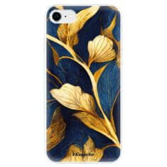 iSaprio Silikonové pouzdro - Gold Leaves pro Apple iPhone SE 2020